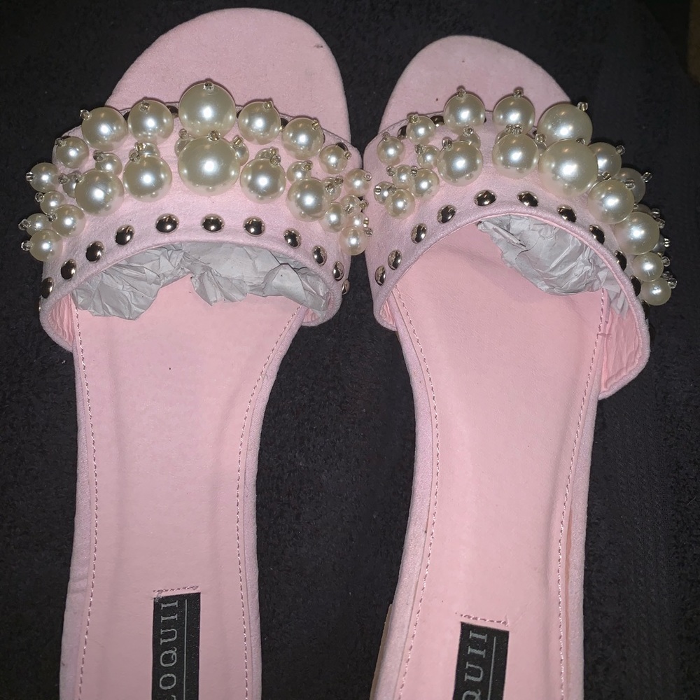 Baby pink slides